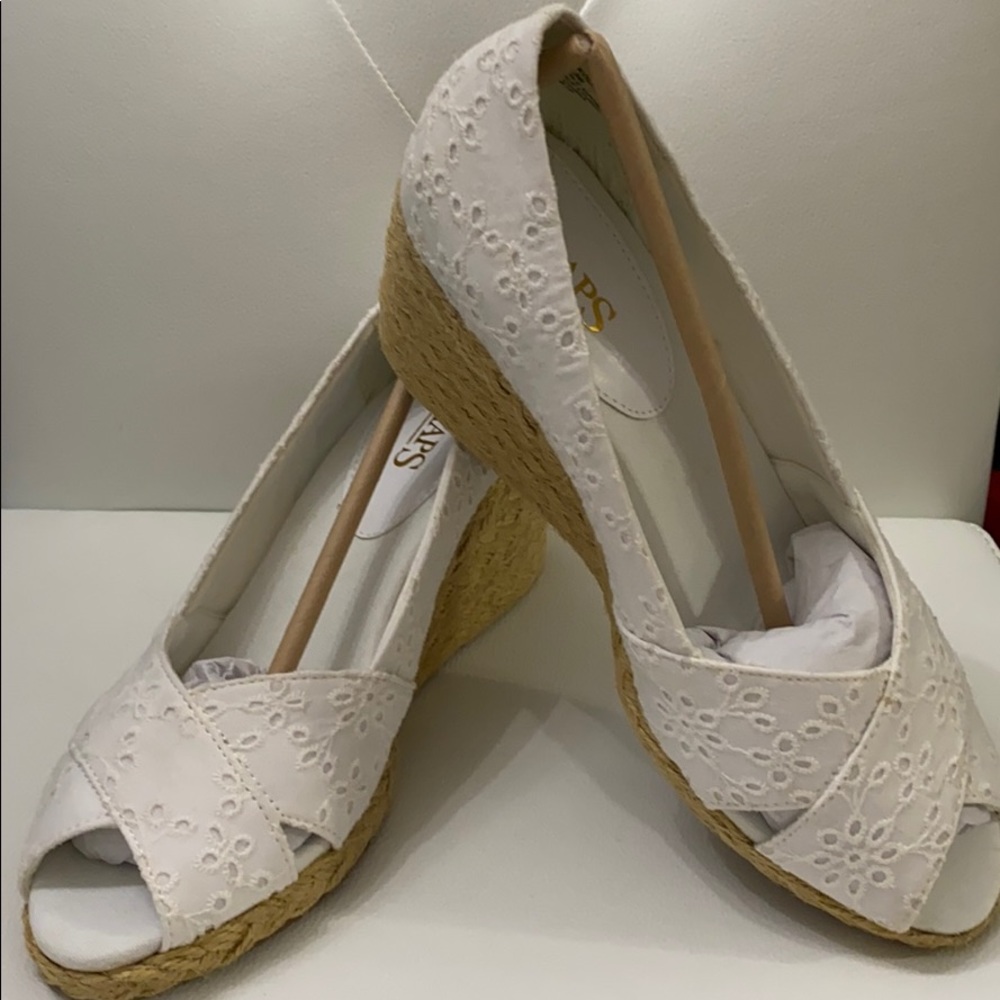 COPY - New Chaps Open toe wedge shoe